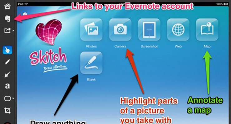 iPad Apps for Content Creation: Skitch