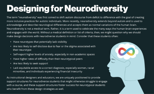 Designing for Neurodiversity